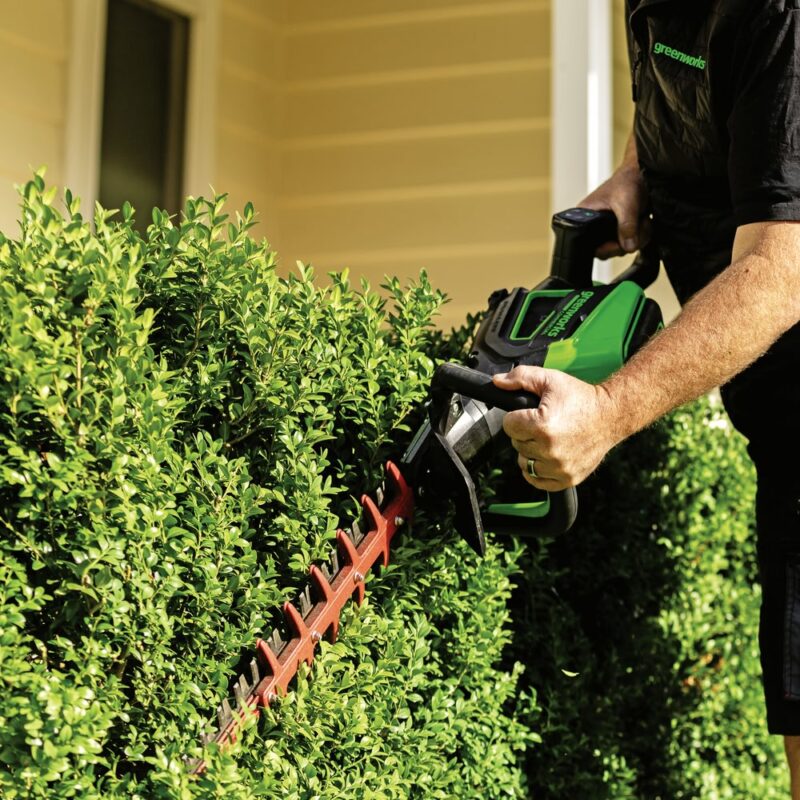 Greenworks 82V OPTIMUS 24" Double-Sided Hedge Trimmer