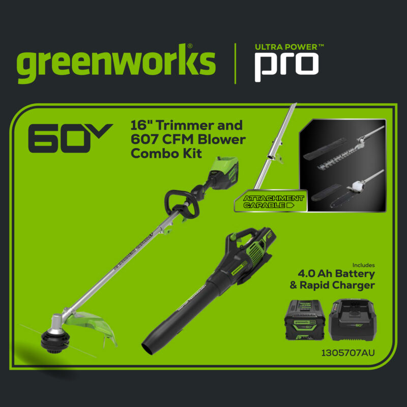 Greenworks Pro 60V Multi Tool Value Kit